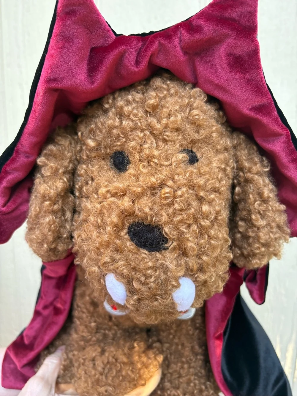Pottery Barn Dante the Dracula Dog Shaped Pillow